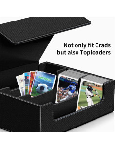 Caja de Almacenamiento de Cartas Trading Superaimi 1800+ Negra 2