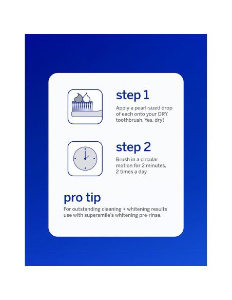 Sistema de Blanqueamiento Dental Supersmile 4.1x7x14.1cm