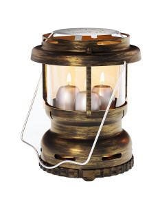 Linterna de Emergencia Vintage NOMFIX con 3 Velas - 18h Quema