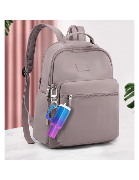 Llavero Mini Tumbler 2PCS para Mujeres - Azul Colorido y Oro Llavero Mini Tumbler 2PCS para Mujeres - Azul Colorido y Oro