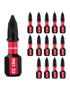 Juego de 15 Bits de Destornillador PH1 1" GEINXURN S2