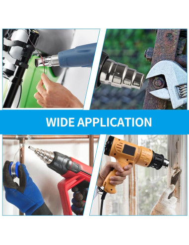 Kit de 4 Boquillas para Pistola de Calor Kyuionty Acero Inoxidable