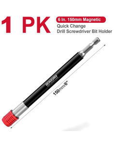 Soporte de Punta de Destornillador GEINXURN 150 mm Magnético 2