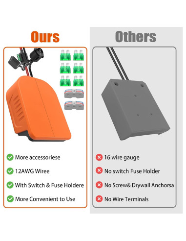 Adaptador de Batería Black+Decker 20V MAX con Fusible