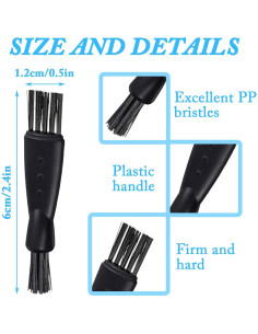 Kit de 24 Cepillos de Limpieza para Afeitadoras Eléctricas INVODA 2