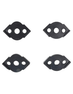 Plantillas de Router de Radio Giftprod 4/8 Piezas ABS Negro