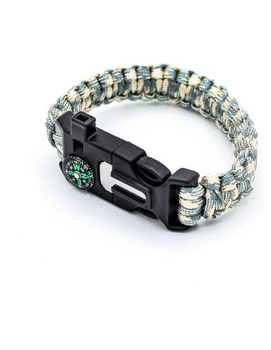 Pulsera de Supervivencia ViKtory con Multiherramienta Camo