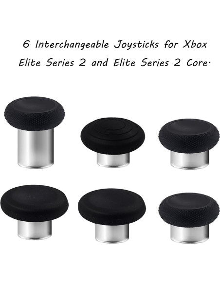 Juego de 6 Palancas Intercambiables Xbox Elite Series 2 - Negro
