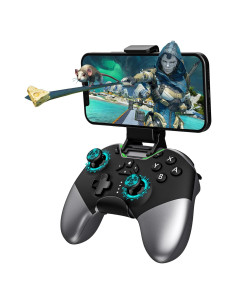 Controlador Bluetooth Aghi Inalámbrico para Switch y PC - Negro