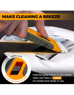 Raspador de limpieza Cleanse con 15 cuchillas de repuesto 2