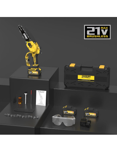 Mini Motosierra Inalámbrica IMOUMLIVE 6" 700W 3.0Ah