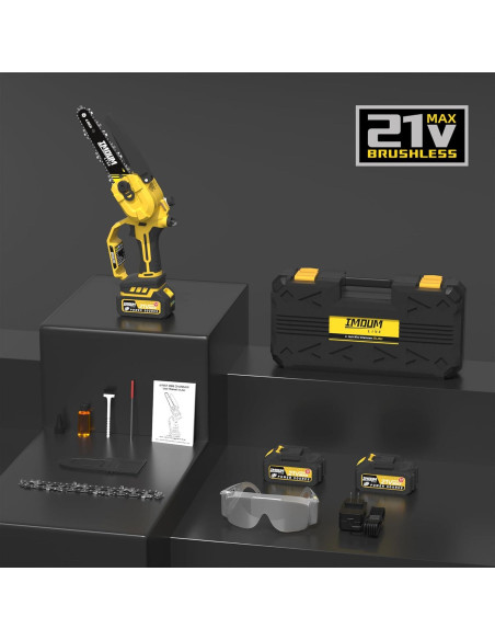 Mini Motosierra Inalámbrica IMOUMLIVE 6" 700W 3.0Ah