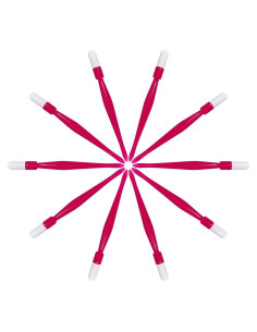 Removedor de Cutículas Pana USA - 10 Piezas con Punta de Goma