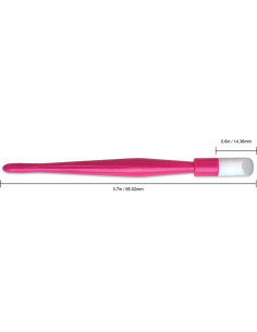 Removedor de Cutículas Pana USA - 10 Piezas con Punta de Goma 2