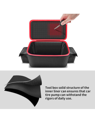 Bolsa de Compresor de Aire Tanmqin para Milwaukee M18 - Negro