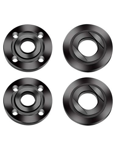 4 Piezas Tuercas de Amoladora Aienxn 5/8"-11 Acero al Carbono