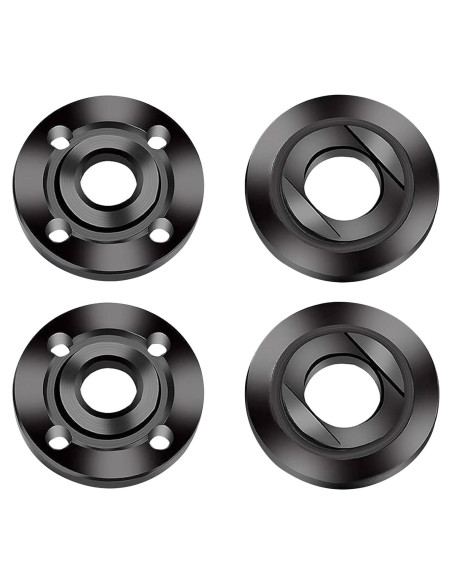 4 Piezas Tuercas de Amoladora Aienxn 5/8"-11 Acero al Carbono