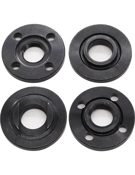 4 Piezas Tuercas de Amoladora Aienxn 5/8"-11 Acero al Carbono