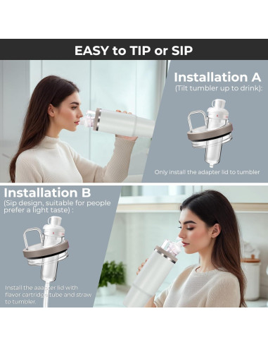 Adaptador Vartiey para Vasos Stanley Quencher 30oz y 20oz Rosa