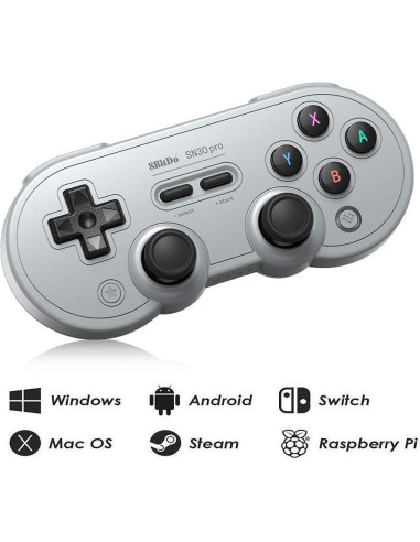 Controlador Inalámbrico Bluetooth 8Bitdo SN30 Pro Gamepad