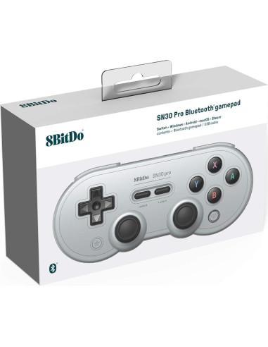 Controlador Inalámbrico Bluetooth 8Bitdo SN30 Pro Gamepad