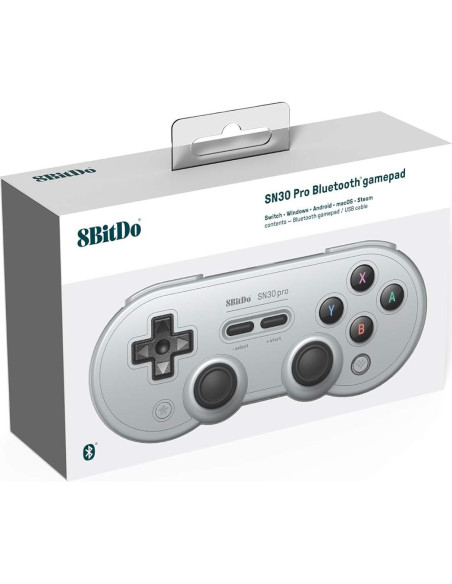 Controlador Inalámbrico Bluetooth 8Bitdo SN30 Pro Gamepad