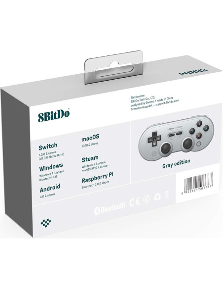 Controlador Inalámbrico Bluetooth 8Bitdo SN30 Pro Gamepad