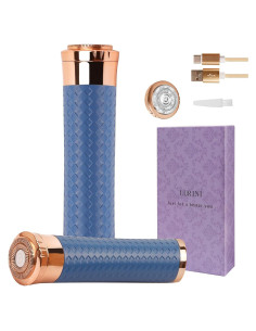 Removedor de Vello Facial Lurini BB-0609 Indoloro Recargable Azul