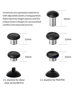 Kit de reparación de joysticks RALAN para Xbox y PS4/PS5 2