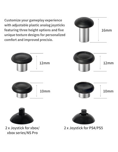 Kit de reparación de joysticks RALAN para Xbox y PS4/PS5