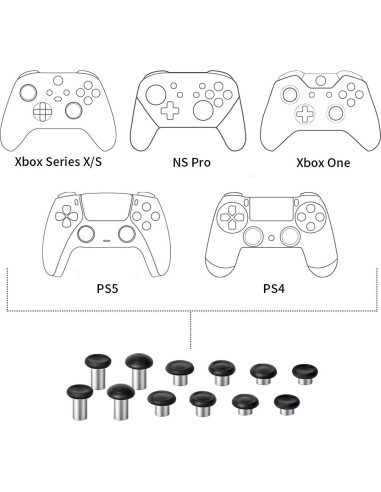 Kit de reparación de joysticks RALAN para Xbox y PS4/PS5