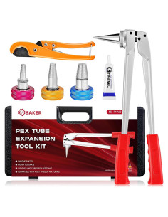 Kit de Herramientas de Expansión PEX Saker SD-F1960 - 3 Cabezas