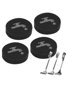 Filtro de Esponja DR DAPPER para Aspiradoras BLACK+DECKER 4 Unidades