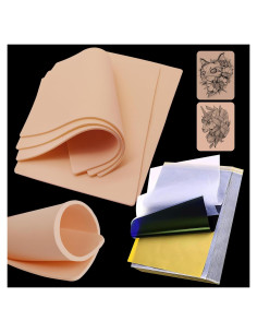 Kit de Pieles de Práctica de Tatuaje 3MM Autdor 25Pcs