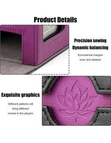 Caja de Barajas DICEEVIL para 120 Cartas con Cierre Magnético