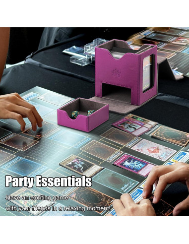 Caja de Barajas DICEEVIL para 120 Cartas con Cierre Magnético