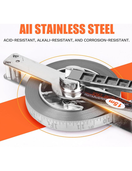 Cinta de Medición de Aceite Cekegon 5m Plomada Latón 560g Cinta de Medición de Aceite Cekegon 5m Plomada Latón 560g