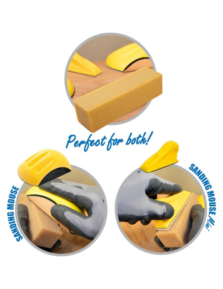 Bloque de Limpieza Abrasivo Peachtree para Papel de Lija - 2 Unidades