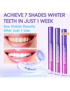 Kit Blanqueamiento Dental VieBeauti 32X LED + Gel 5.9ml 2