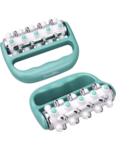 Rodillo de Masaje Coolife para Liberación de Fascia 12.7cm Verde