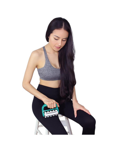 Rodillo de Masaje Coolife para Liberación de Fascia 12.7cm Verde