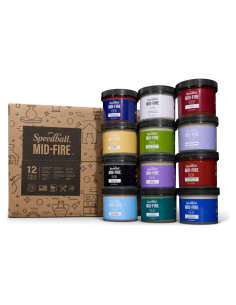 Conjunto de Esmalte Cerámico Speedball 12 Colores 4oz