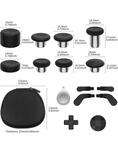 Kit de Reemplazo Joysticks Metálicos Charm Focus 16-en-1 Xbox Elite 2 2
