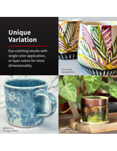 Conjunto de Esmalte Cerámico Speedball 12 Colores 4oz