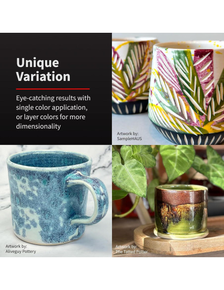 Conjunto de Esmalte Cerámico Speedball 12 Colores 4oz