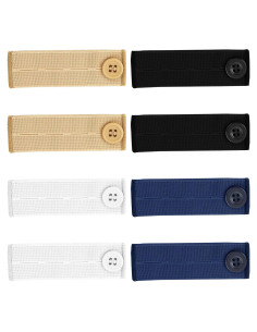 Extensores de Cintura Ajustables Larrel 8PCS para Pantalones