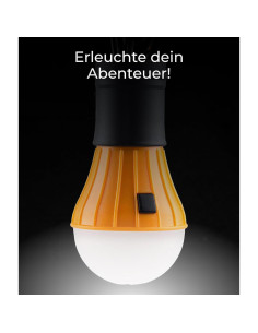 Lámpara LED Portátil AceCamp 1028 Naranja para Camping 2