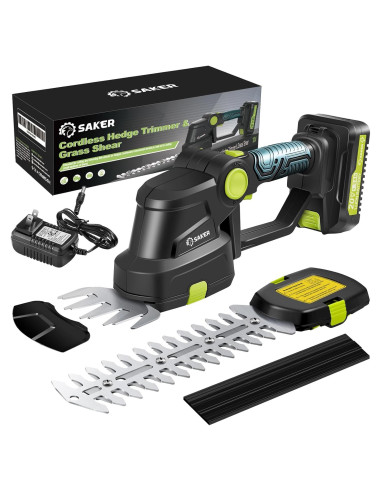 Cortadora de Setos Inalámbrica Saker 20V con Batería 1.77kg