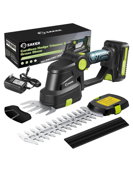Cortadora de Setos Inalámbrica Saker 20V con Batería 1.77kg