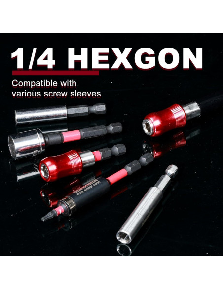 Soporte de Broca Flexible 300mm GEINXURN Eje Magnético Soporte de Broca Flexible 300mm GEINXURN Eje Magnético